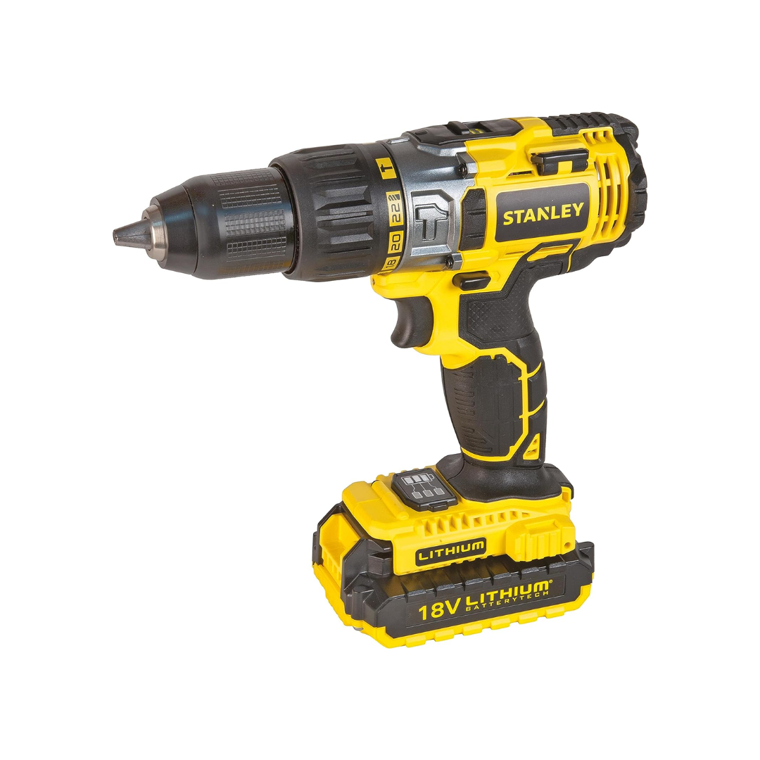 Stanley STDC18LHBK-B5, Cordless 18V Li-Lon Hammer Drill, 2 YEARS WARRANTY