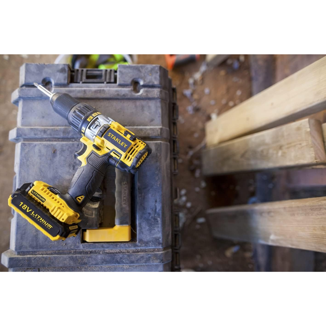 Stanley STDC18LHBK-B5, Cordless 18V Li-Lon Hammer Drill, 2 YEARS WARRANTY