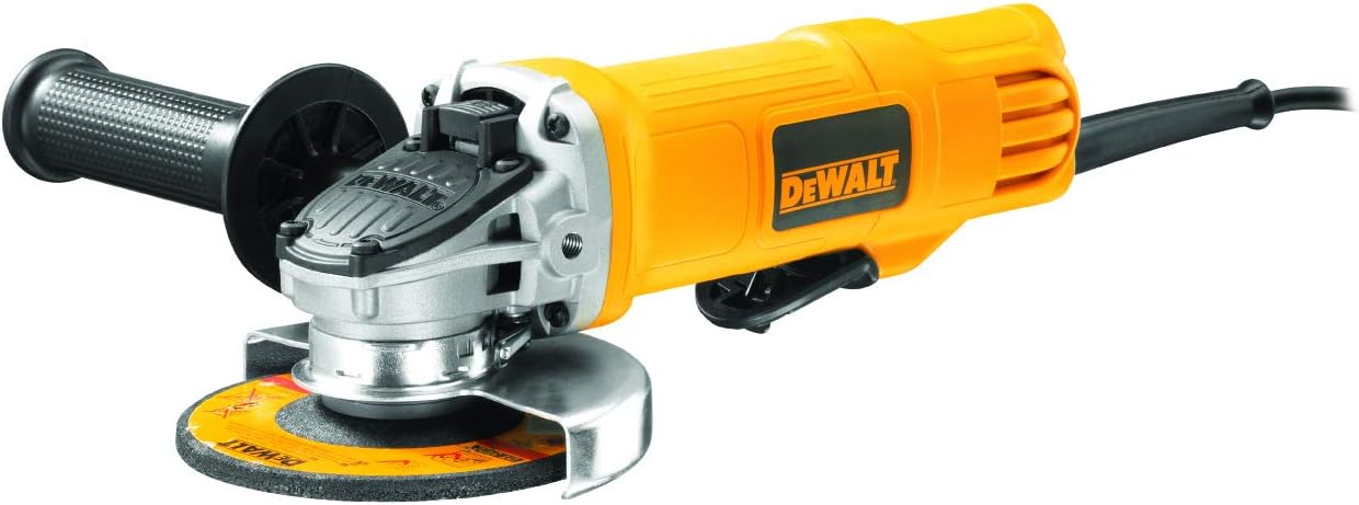 DeWalt 115mm, 900W, Paddle Switch, Angle Grinder, Yellow/Black, DWE4120-B5, 3 Years Warranty