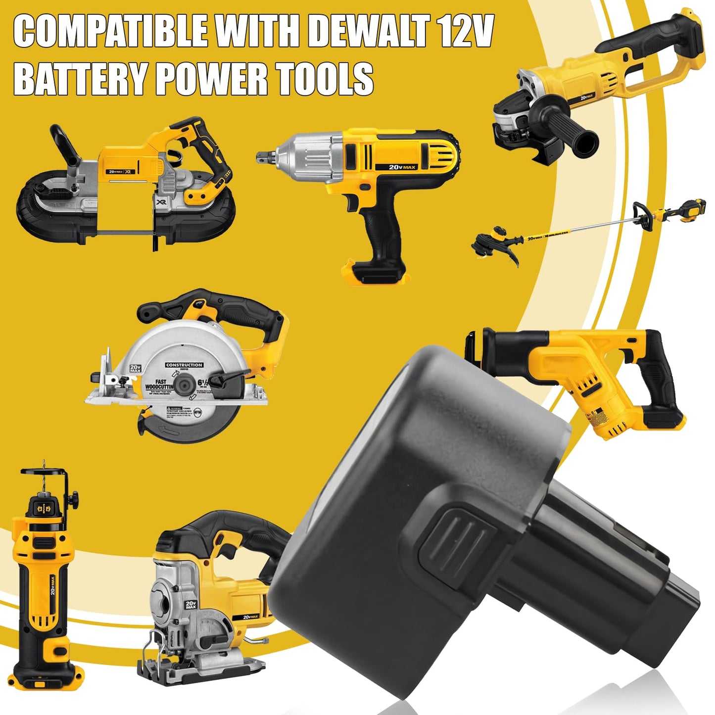 DEWALT DC9071 12.0V XRP BATTERY