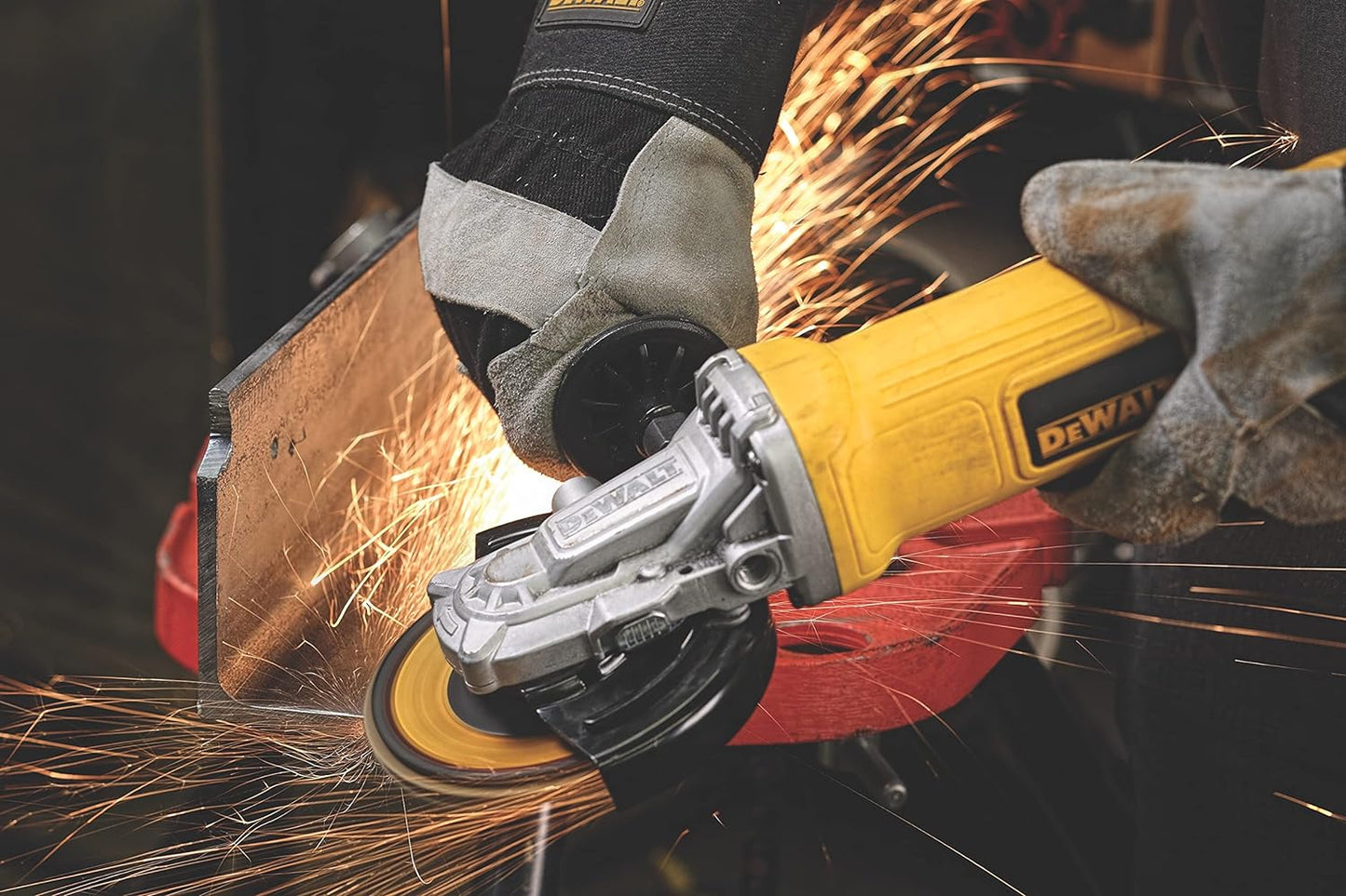DeWalt 115mm, 900W, Paddle Switch, Angle Grinder, Yellow/Black, DWE4120-B5, 3 Years Warranty