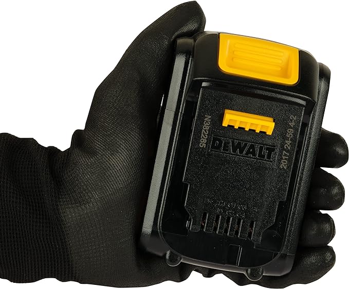 DeWalt DCB181-XJ 18V XR Lithium-Ion 1.5Ah Battery, Yellow/Black, 1.57 in*3.94 in*2.36 in