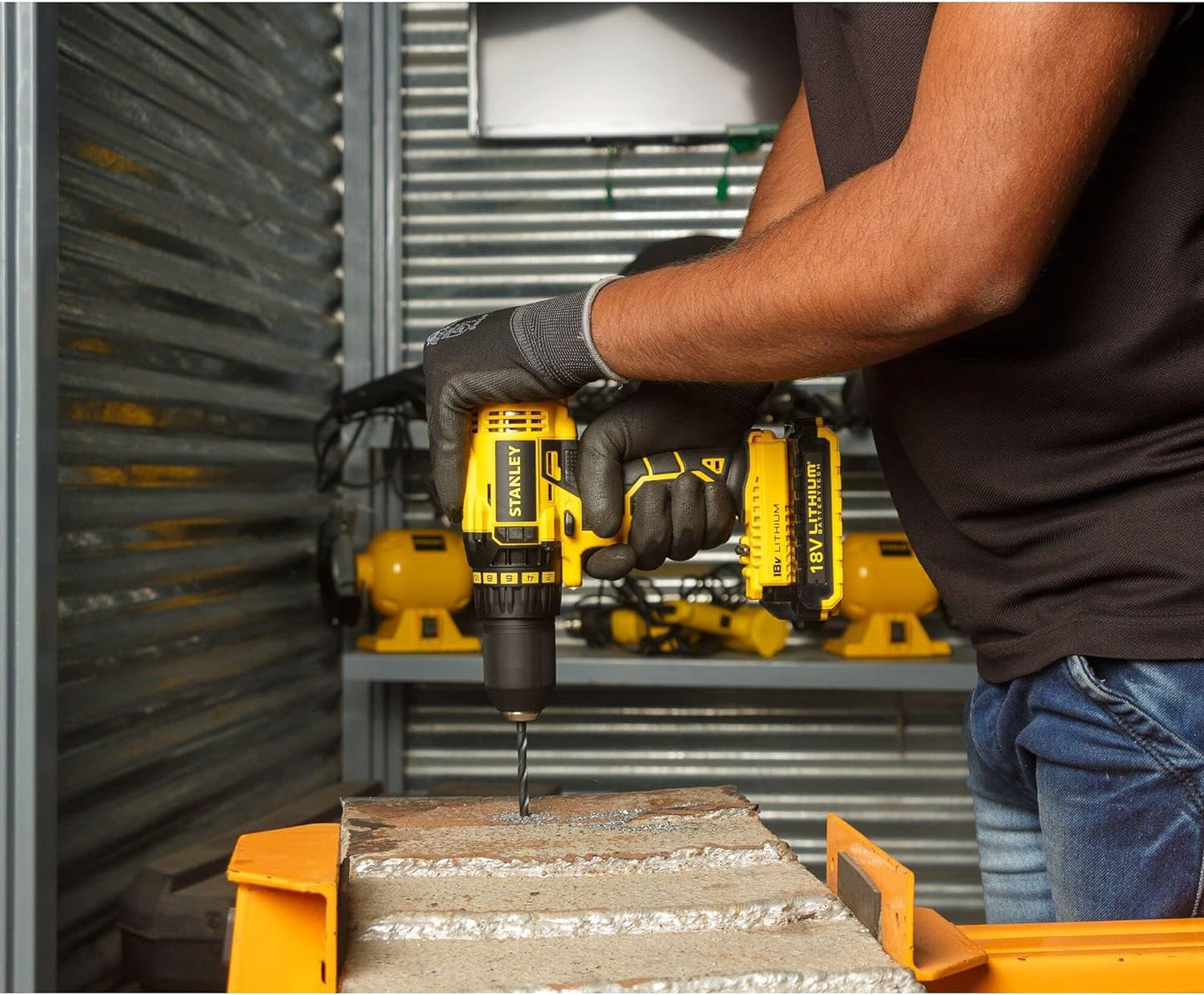 STANLEY SCD20S2K-B5 18V, 1.5 AH LI-ION DRILL DRIVER, 2 YEARS WARRANTY + WARRANTY CARD