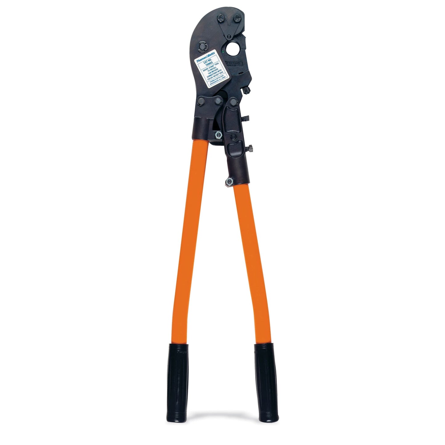 THOMAS & BETTS Ratchet Crimper: 26 in Overall Lg, TBM6S, Manual, Deluxe Cushion Grip