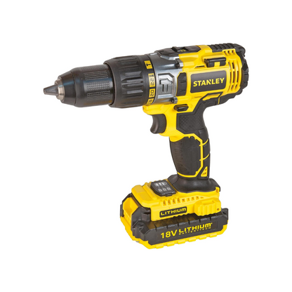 Stanley Power Tool,Cordless 18V Li-Lon Hammer Drill,STDC18LHBK-B5 18V