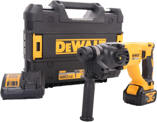 DeWalt 18V DCH133M1-GB 26mm Brushless SDS+ Hammer, Yellow/Black,  3 Year Warranty