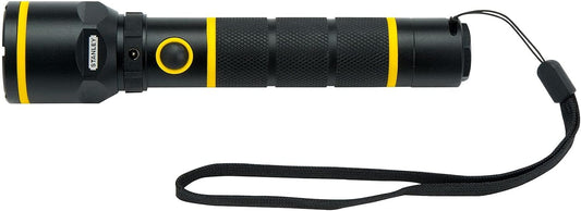 Stanley 1-95-154 Rechargeable Led Flashlight, Black/Yellow