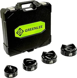 Greenlee 7304 Standard Punches and Dies For 2-1/2 through 4-Inch Conduit