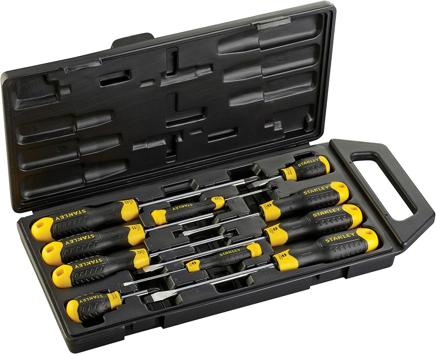 Stanley 2-65-005 Ph"Cushion Grip" Screwdriver, Multi-Colour, Set Of 10 Piece