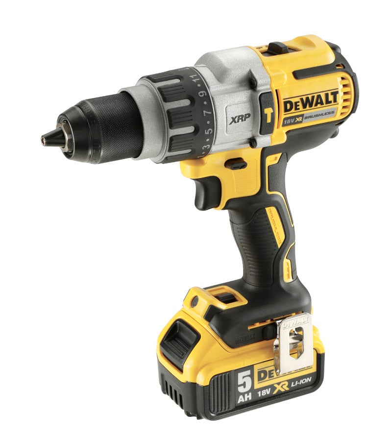 DEWALT DCD996P2-B5 18V XR LI-ION 13MM BRUSHLESS PREMIUM HAMMER DRILL DRIVER 5.0AH BATTERY