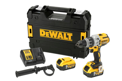 DEWALT DCD996P2-B5 18V XR LI-ION 13MM BRUSHLESS PREMIUM HAMMER DRILL DRIVER 5.0AH BATTERY