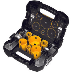 DeWalt D180002 8 Piece Electricians Bi-Metal Hole Saw Kit