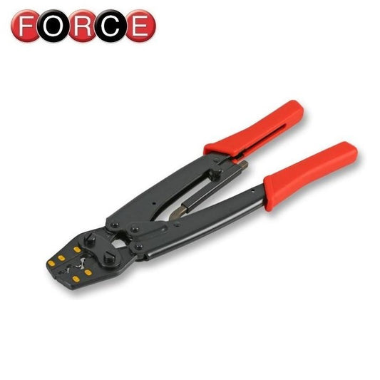 FORCE 68055 RATCHET TERMINAL CRIMPING PLIER 6-25MM²