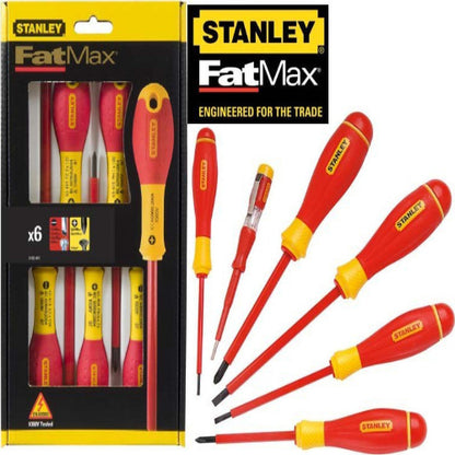 Stanley 0-65-443 Red Insulated Screwdriver Tool Sets